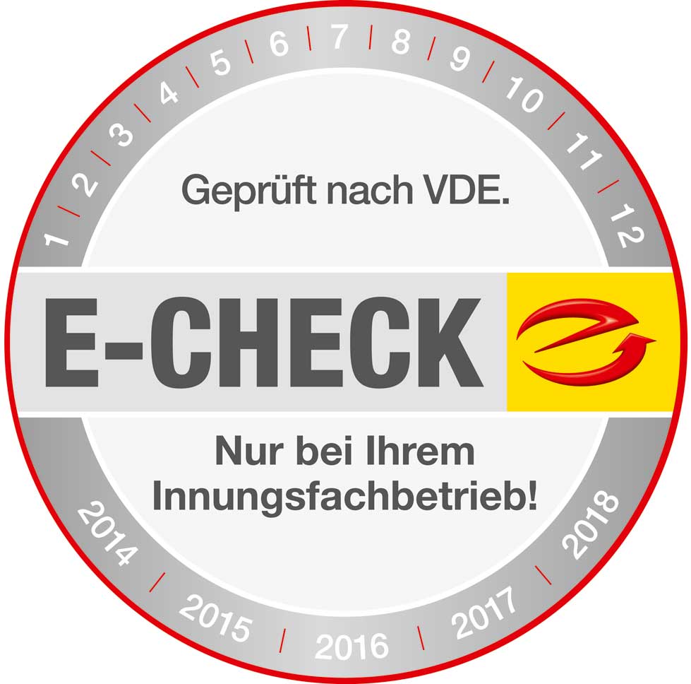 E-Check Zeichen